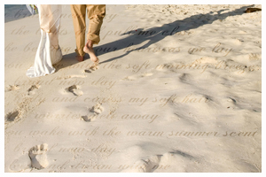 wedding photography on Trunk Bay, Saint John,  Virgin Islands