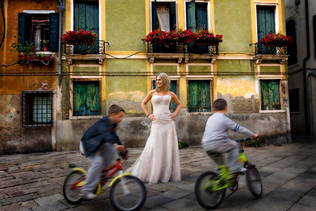Destination wedding image of bride